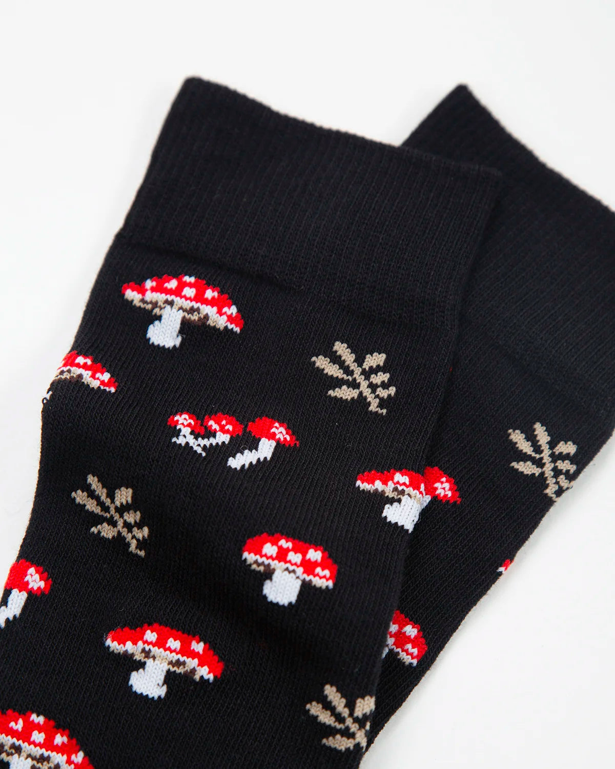 Medias Algodón Estampado Hongos
